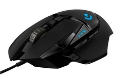 Logitech G502 HERO Wired RGB Gaming Mouse Black Tested Used picture