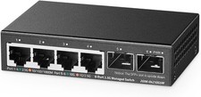 Binardat 4 Port 2.5G Web Managed Switch with 2x10G SFP+ Slot, Ultra-Mini...  picture