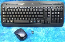 Logitech K330 Wireless Keyboard & M325 Mouse Combo w/ Unifying USB 2.4ghz Dongle picture