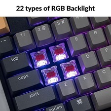 KEYCHRON K PRO RED SWITCH - KEYCHRON C2 PRO WIRED QMK/VIA MECHANICAL KEYBOARD picture