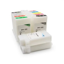 130ML 12PC PFI-101 103 Empty Ink Cartridge With Chip For Canon IPF 5100 6100 picture