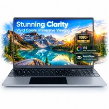 15.6 Inch 1080P Laptop Windows 11 Intel Celeron N5095 8GB+512GB SSD Long Battery picture