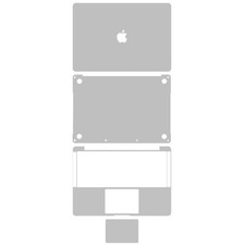 4-in-1 Top, Bottom, Keyboard, Trackpad Skin For MacBook Pro 13