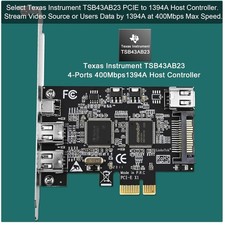 Texas Instruments PCIE Firewire 1394A Host Controller picture