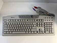 Vintage HP SK-2505 Multimedia PS/2 Keyboard Gray KK2505WR1U Untested picture