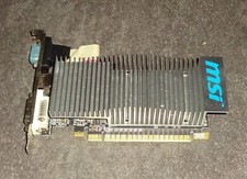 MSI N210-MD1GD3H/LP 1GB DDR3 PCI-E DVI VGA HDMI GRAPHICS CARD Good Condition picture