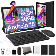 2026 Tablet 10.1 inch Android 15 20(3+17)GB RAM 64GB ROM IPS LCD Dual Camera picture