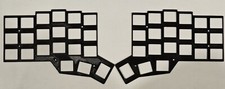 Vintage Alps SKCM SKCL Plate for Corne CRKBD Ergonomic Split Keyboard - 3D Print picture