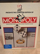 Monopoly Computer Edition (Virgin Games, 1991) PC Big Box Game (excellent cond) picture
