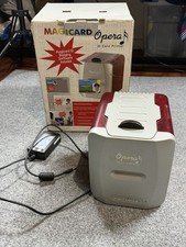 Opera Magicard Color ID Card Printer W Box NOT TESTED. Got From Storage Unit picture
