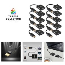 DisplayPort to VGA Adapter, Gold Plated Display Port Converter Male to Female... picture