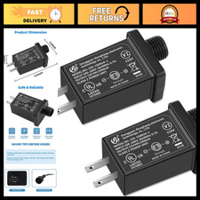 2Pack Inflatable Adapter 1.5A Transformer US Plug for Holiday Inflatables, Class picture