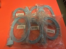 Lot of 6 NEW Cisco Serial Console Cable Routers & Switches DB9toRJ45 72-3383-01 picture