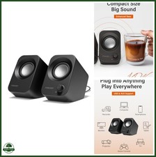 FUNLOGY Speaker - 14W Stereo PC Speakers, USB Powered, Compact Size with 30° Til picture