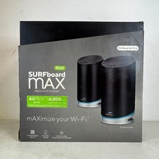 ARRIS SURFboard MAX Plus Mesh AX7800 Wi-Fi 6 AX Router System 2-Pack W130-WMT picture