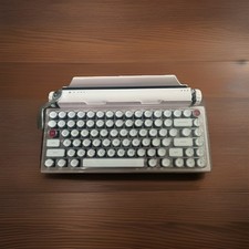 Limited Ed Qwerkywriter S Typewriter Wireless Keyboard USB-C Light Pink + Extras picture