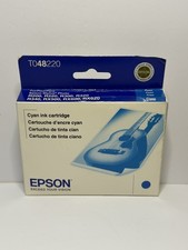 Genuine EPSON Ink Cartridge # TO48220 Cyan picture