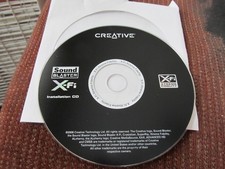 Creative Sound Blaster X-Fi Xtreme Fidelity Installation CD Only VG Condition picture