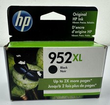 Original HP 952XL Single Black Ink Cartridge - Exp 5-2023 New Sealed Box picture