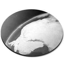 Round Mouse Mat (bw) - Antarctica From Space Planet Earth  #42483 picture