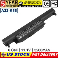 A32-K55 Battery For ASUS K55V K55N X45C X45U X55A X55C A32-K55 Q500A A55D A55V  picture