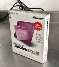 Microsoft Access 2000 Database Management System CD Rare Factory Sealed New  picture