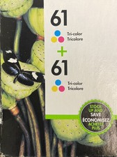 HP 61 (CZ074FN140) Cyan/Magenta/Yellow Ink Cartridge - 2 Pack  picture