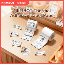 3 Rolls  Thermal Label Sticker for B1/B21/B3S/B31Barcode Sticker White/Color/Tra picture