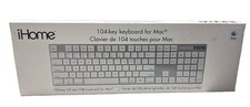 iHome Full Size Mac Wired Keyboard: Compatible w/Apple iOS or Windows IMAC-K121S picture
