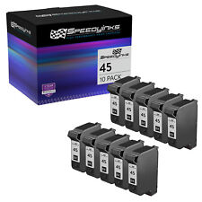 10PK Reman #45 BLACK for 51645A Ink Cartridge 995ck 995 1100 1100C 9300 picture