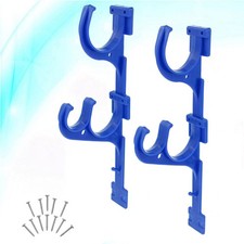 1 Set Reusable Blue Plastic Pool Tool Storage Hook for Home Cleaning Tools picture