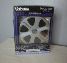 VERBATIM Digital Movie DVD-R DVD-Recordable 3-Pack 4.7 GB 120 Minutes NEW SEALED picture