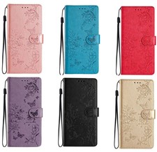 Flip Butterfly Flower Card Wallet Cover Case For 18 17 16 14 15 13 12 11 Pro 16E picture