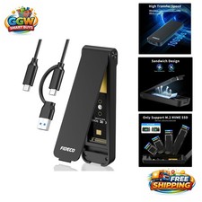 Aluminum M.2 NVMe USB Reader - 10Gbps Transfer, Sandwich Design, Tool-Free picture