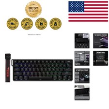 Aula HE 61-Key Gaming Keyboard: Adjustable Actuation, Backlit, Portable Design picture