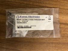 Extron Single Space Cable Pass-Through 70-637-03 in White picture