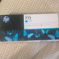 HP Genuine/Original DesignJet 772 Cyan Ink Cartridge 300ml Inkjet picture