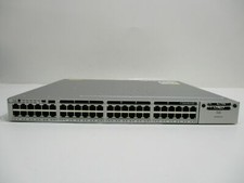 Cisco Catalyst WS-C3850-48P-S Switch 48 Port Gigabit PoE+ Dual Pwr Sply picture