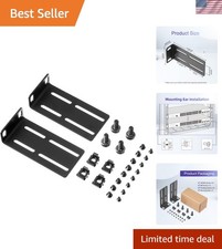 Lightweight 19-Inch Rack Mount Kit for HP and Aruba Switches - Easy Install picture