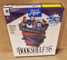 Microsoft Bookshelf '95 CD-ROM Software for Windows 95 / 3.1 New Sealed Big Box picture