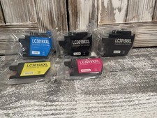Compatible Brother 5 Pack In XXL LC3019 2BLACKS 3 Colors Yellow Cyan Magenta picture