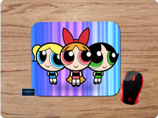 POWERPUFF GIRLS INSPIRED D2 CUSTOM MOUSE PAD DESK MAT HOME OFFICE SCHOOL GIFT  picture