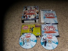 The Sims Deluxe Edition (PC, 2002) Game with box, manual and key picture