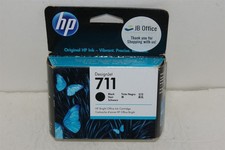 HP Designjet 711 Black Genuine OEM Ink Cartridge Exp 10/2023 SEALED picture