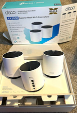 TP-LINK Deco X55 AX3000 Wi‑Fi 6 Mesh Router System 3-Pack 3.0 Gbps White picture