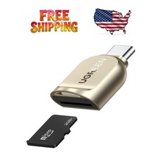 Zinc Alloy USB C to Micro SD Card Adapter - Compact, Durable, Keychain Included picture