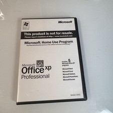 MICROSOFT OFFICE XP Professional Home Use License  2002 Version W/KEY picture