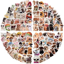 200 PCS Funny Cat and Dog Meme Stickers, Cute Stickers for Colorful  picture