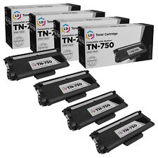 LD 4 Pack TN750 Black Laser HY Toner Cartridge for Brother MFC-8810DW DCP-8155DN picture