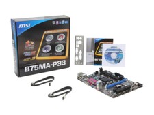 MSI B75MA-P33 MS-7808  LGA 1155 Intel B75 SATA 6Gb/s USB 3.0 mATX Motherboard picture
